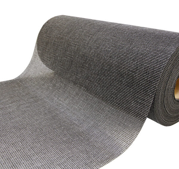 Kaitaliina leveys 40cm, Musta-Hopea (J55V)